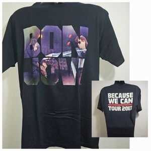 NEW Bon Jovi Tour 2013 Graphic T-Shirt Men Large Black